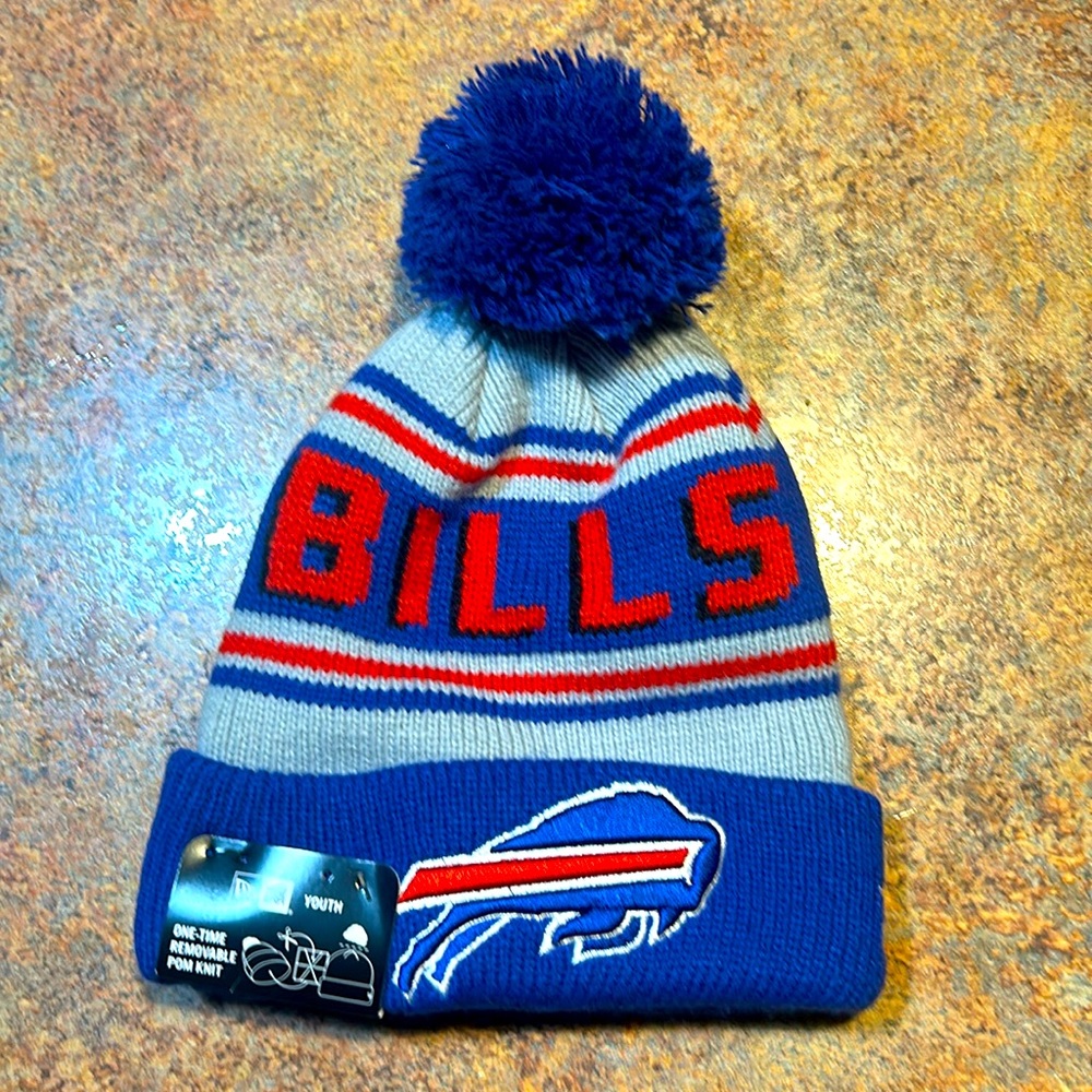 Buffalo Bills Youth Pom Pom Hat